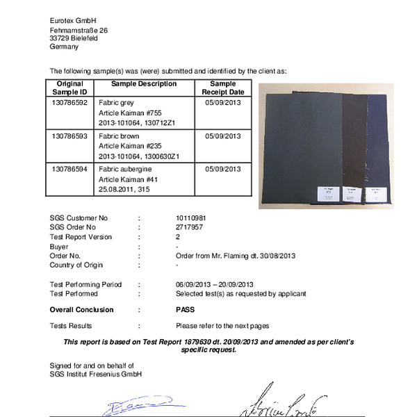 keimo - chemical azo dyes dimethyl phthalates